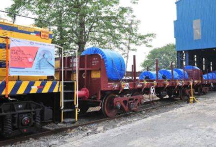 TMT,Coil & Railway wagons strapping, wrapping & packing